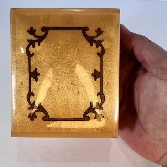 VTG Jewelry Music Box For Rings Made In Italy 4.5” San Francisco Music Box Co. - Picture 9 of 15